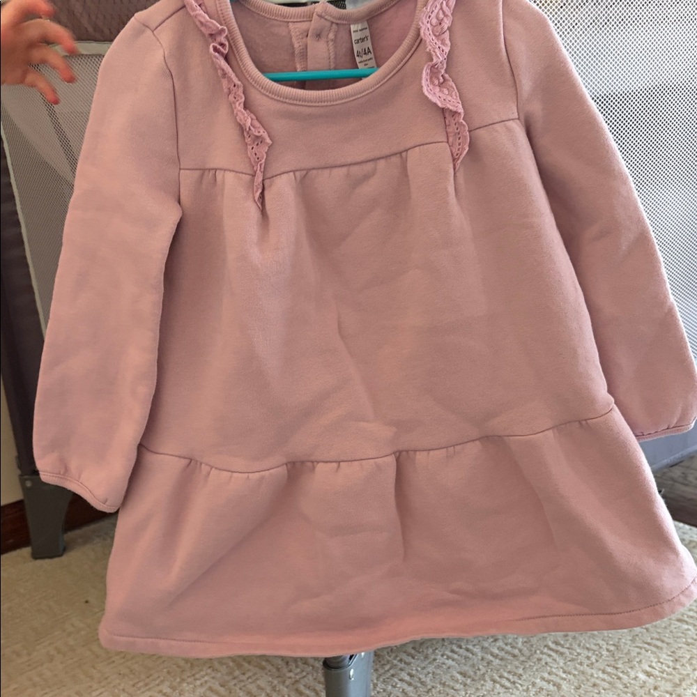 Carter's Soft Pink Ruffle Dress